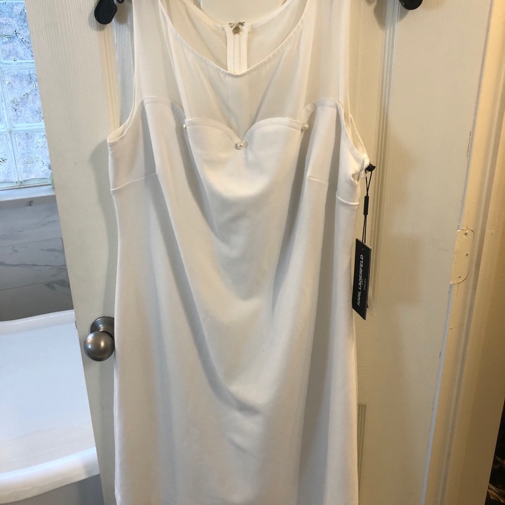 NWT white Karl Lagerfeld Dress